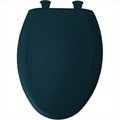 Church Seat Church Seat 1200SLOWT 325 Slow Close STA-TITE Elongated Closed Front Toilet Seat in Verde Green 1200SLOWT325